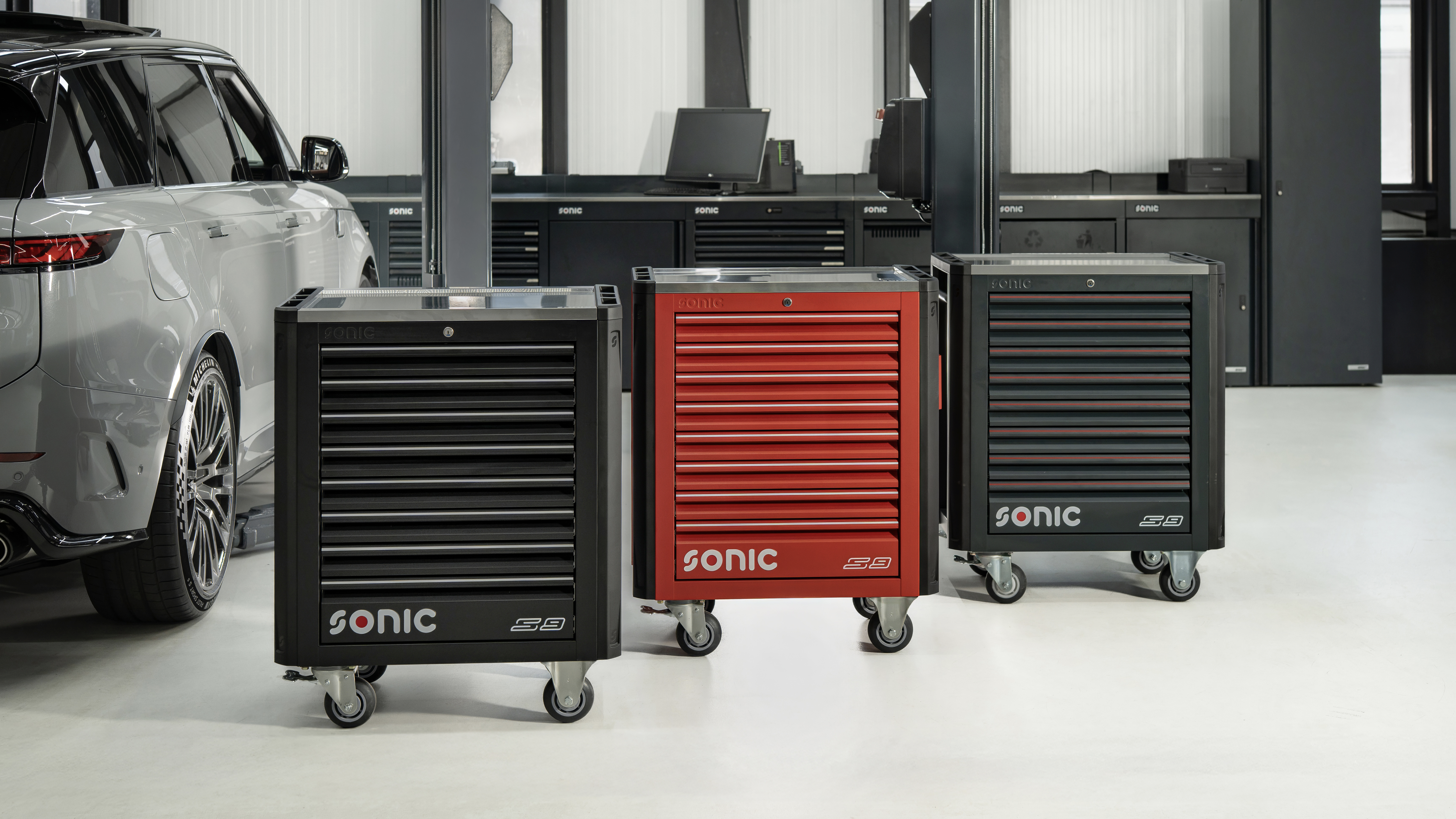 Key Visual Colored Toolboxes