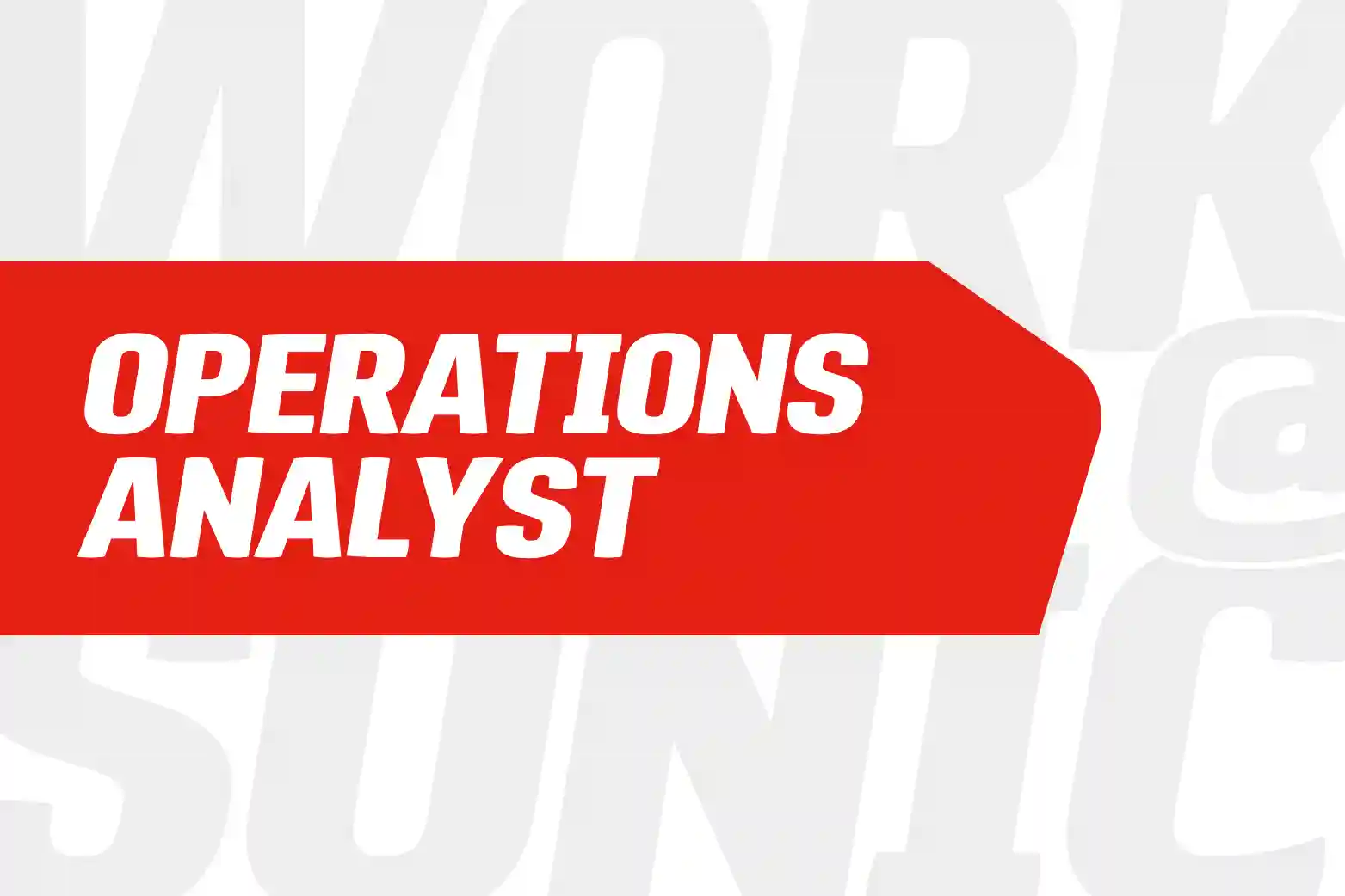 Operations Analyst